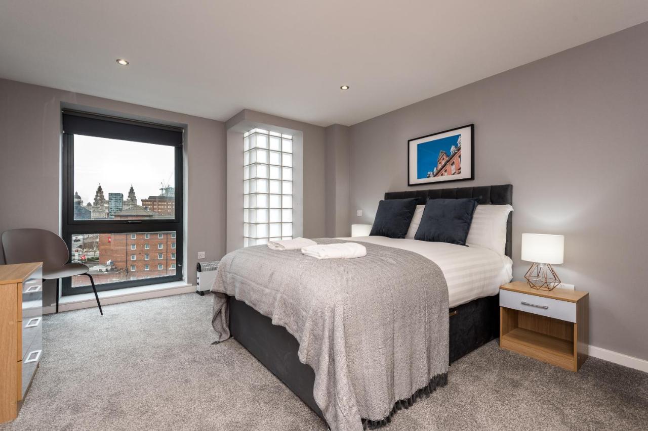 ليفربول Host Apartments - Contemporary 3 Bed Apt With Balcony - Perfect For Long Stays المظهر الخارجي الصورة