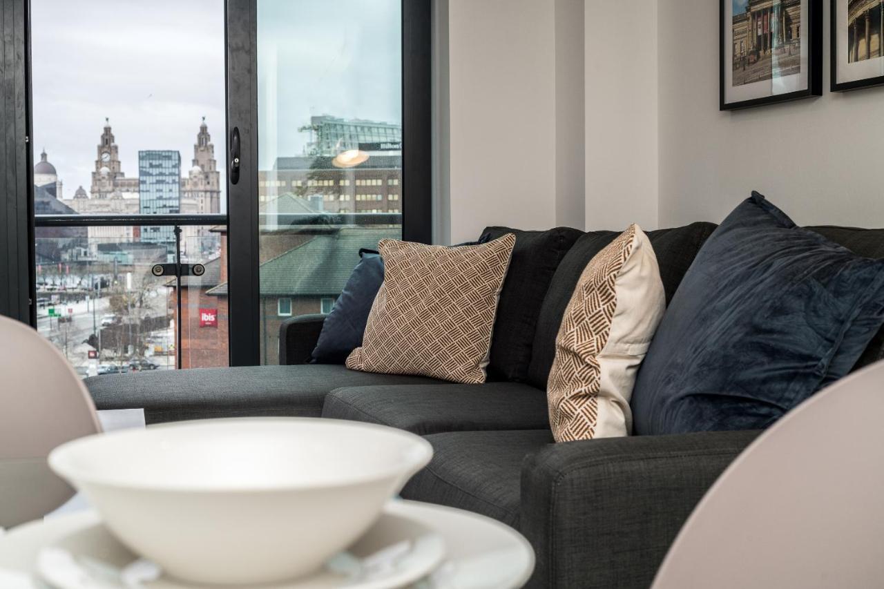 ليفربول Host Apartments - Contemporary 3 Bed Apt With Balcony - Perfect For Long Stays المظهر الخارجي الصورة